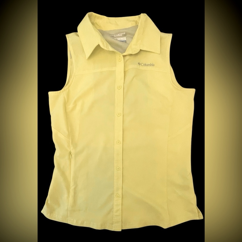 Columbia Women's Yellow Sleeveless Top